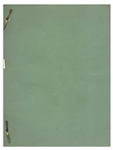 Moe Howard's Own Three Stooges' Script for ''Scotched in Scotland'' From 1954, With Hand-Annotations by Moe Including His Signature -- From the Personal Estate of Moe Howard